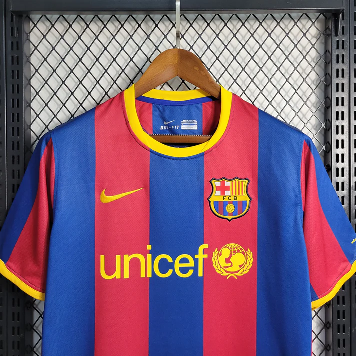 Barcelona 2010-2011 Retro Home Kit
