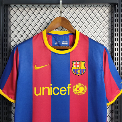 Barcelona 2010-2011 Retro Home Kit
