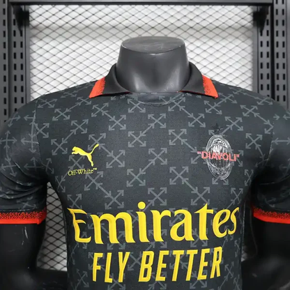 AC Milan x OFF White 2024-2025 Black Kit