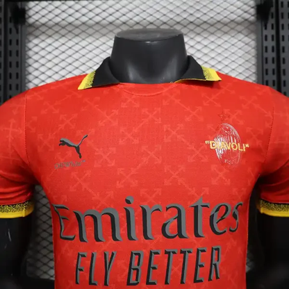 AC Milan x OFF White 2024-2025 Red Kit